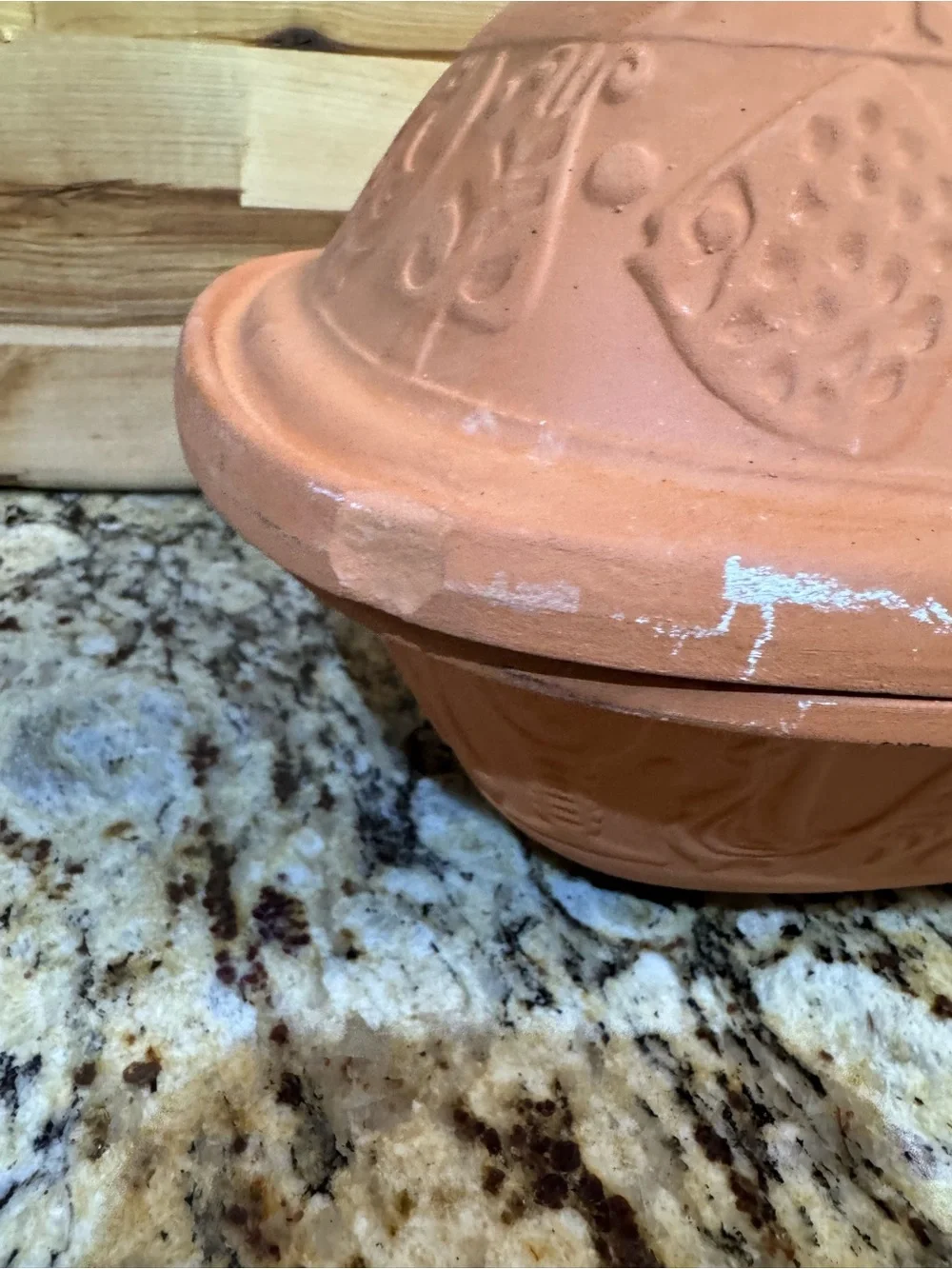 Vintage Romertopf Terracotta Clay Baker Roaster Unglazed Bay Keramik #111